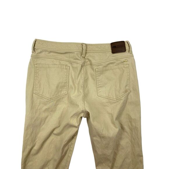 ONWARD RESERVE 'Flex 5-Pocket Stretch' Mens Chino Pants Tan Khaki - Size 35/32 - Picture 13 of 15